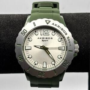 Green Akribos Men's Watch